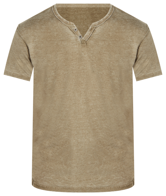 Men's Venice Burnout Notch Short Sleeves T-shirt