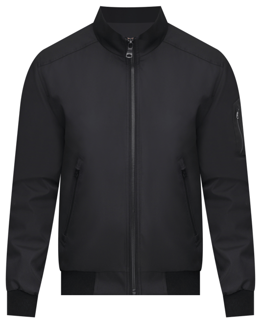 Men's Classic Zip-Front Ripstop Bomber Jacket