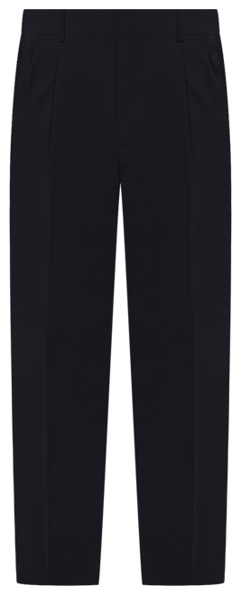 Men's Easy Classic Pleated Fit Khaki Stretch Pants