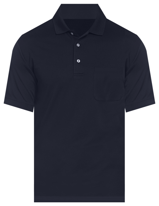 Men's Airflux Solid Mesh Short Sleeve Golf Polo Shirt