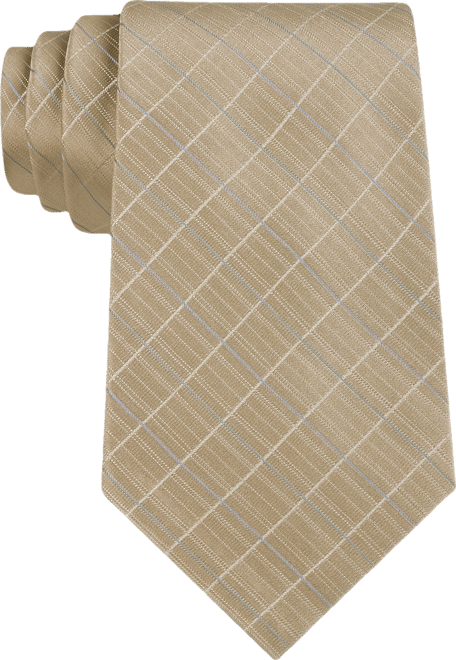 Etched Large Grid Windowpane Slim Tie