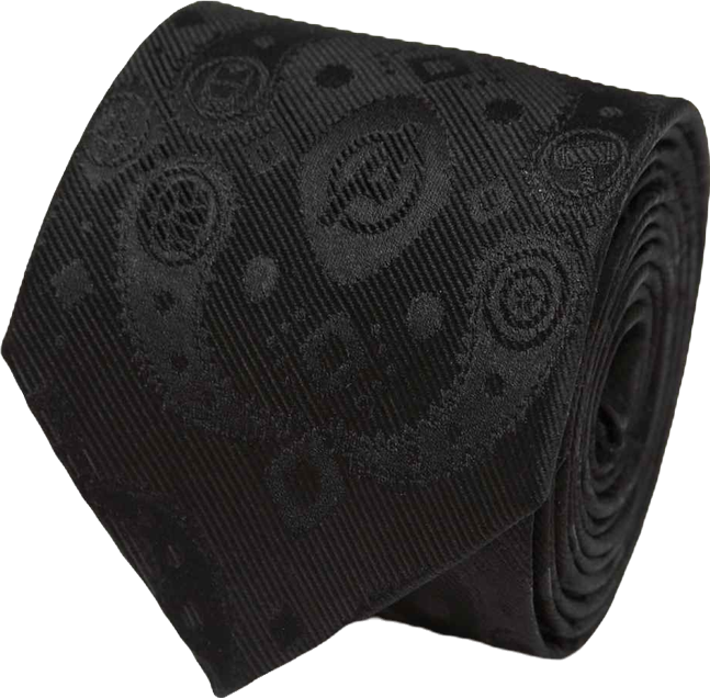 Avengers Paisley Icons Print Men's Tie