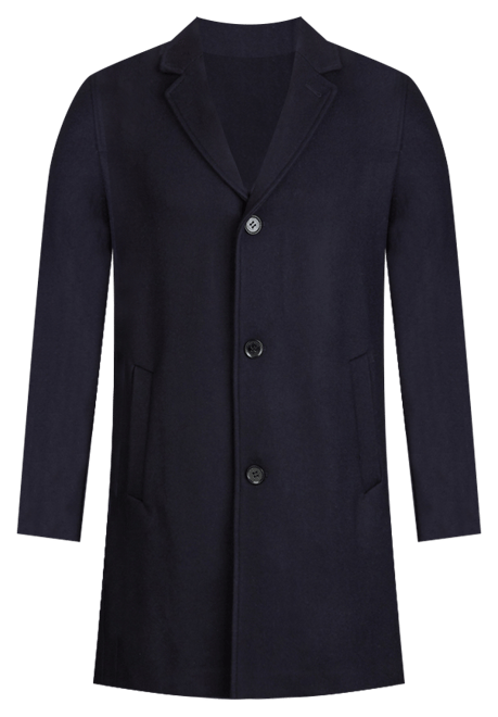 Cole Haan Men's Melton Classic-Fit Topcoat - Macy's
