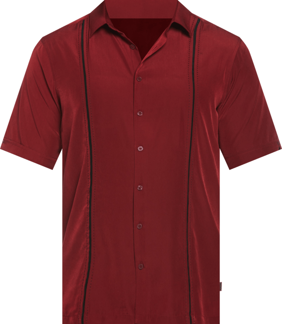 Men's Big & Tall Stripe Short Sleeve Shirt