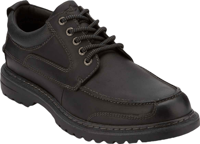 Men's Overton Moc-Toe Leather Oxfords