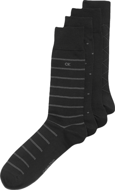 4-Pack Patterned Dress Socks