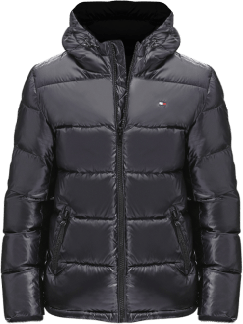 Men's pearlized performance hooded puffer coat sale