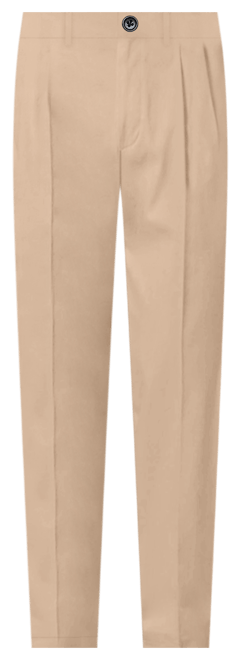 Men's Easy Straight Fit Khaki Stretch Pants