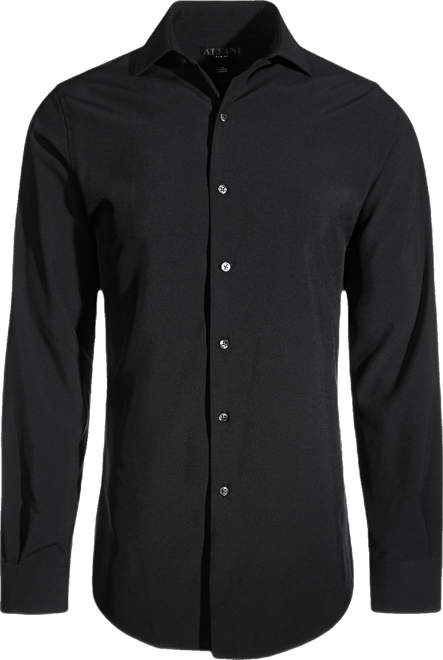 Men's Slim Fit 4-Way Stretch Dress Shirt, Created for Macy's