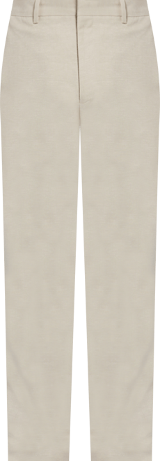 Men's Linen Blend Flat Front Pant