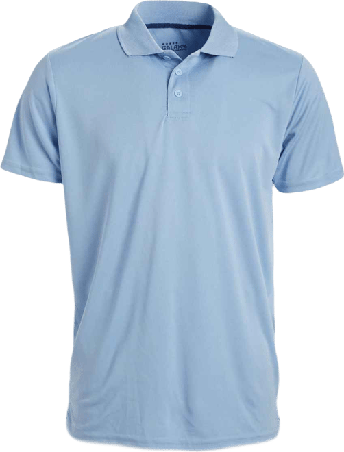 Men's Tagless Dry-Fit Moisture-Wicking Polo Shirt