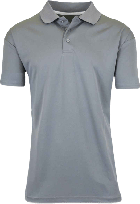 Men's Tagless Dry-Fit Moisture-Wicking Polo Shirt