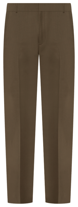 Men's Premium No Iron Khaki Classic Fit Flat Front Hidden Expandable Waist Pant