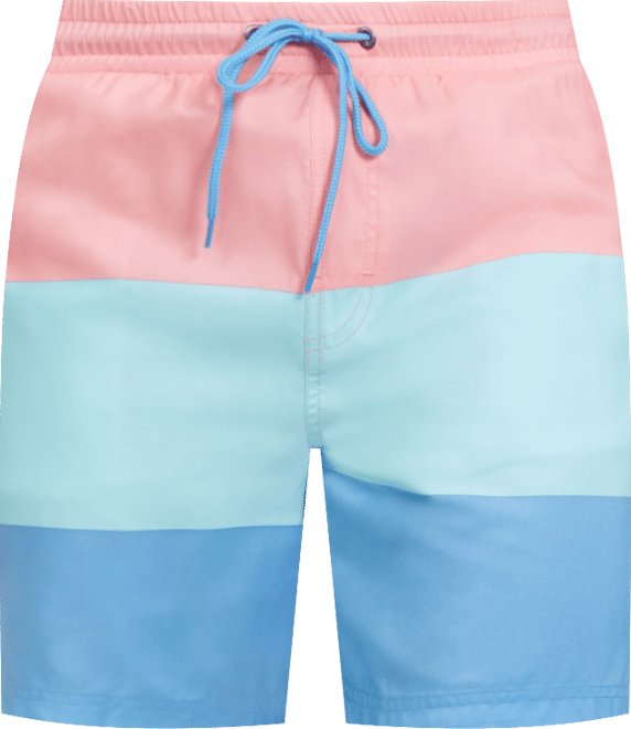 Men's Colorblocked 7" Swim Trunks, Created for Macy's