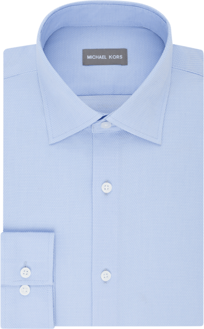 Men's Regular Fit Comfort Stretch Dress Shirt