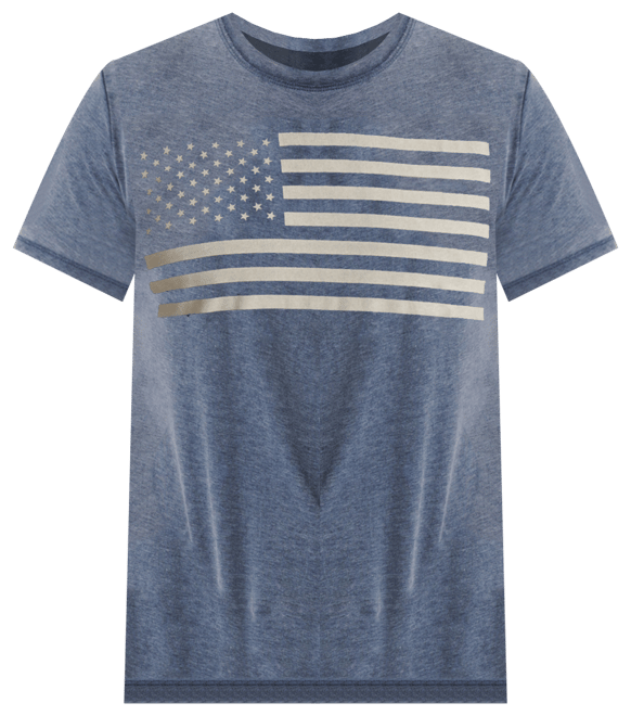Men's Usa Flag Short Sleeve Graphic T-Shirt