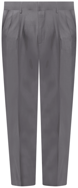 Men's Premium Comfort Stretch Classic-Fit Solid Pleated Dress Pants