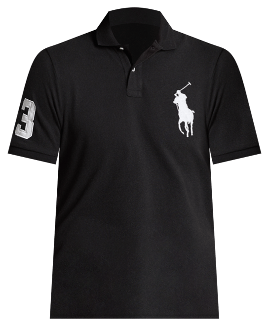 Men's Big Pony Custom Slim Fit Mesh Polo