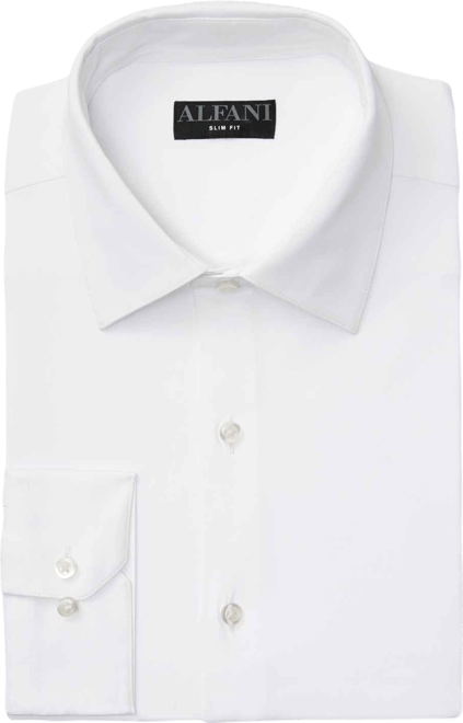 Men's Slim Fit 4-Way Stretch Dress Shirt, Created for Macy's