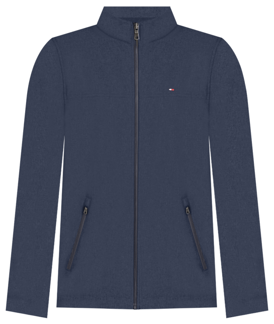 Men's Soft-Shell Classic Zip-Front Jacket