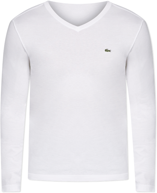 Men's V-Neck Casual Long Sleeve Jersey T-Shirt