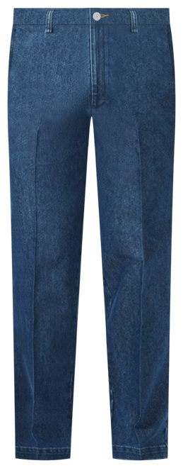 Men's Stretch Denim Classic-Fit Flat Front Pants