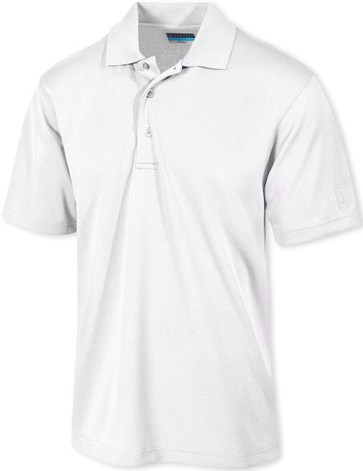 Men's Airflux Solid Mesh Short Sleeve Golf Polo Shirt