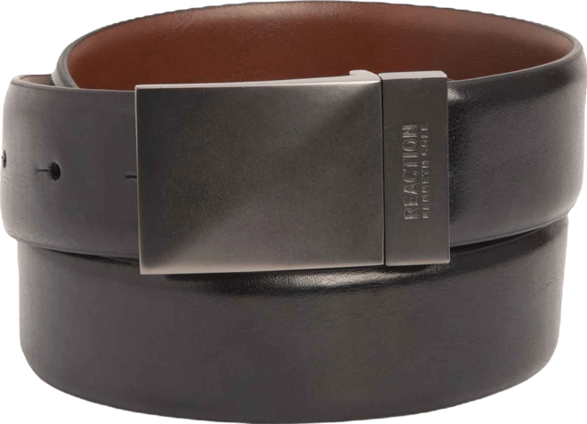 Men's Stretch Reversible Plaque Belt