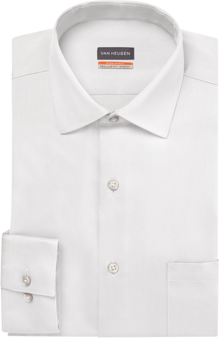 Van heusen cheap white dress shirts