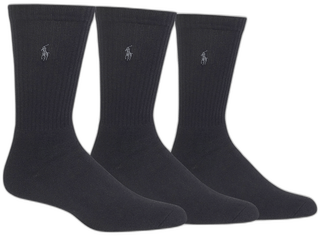 Polo Ralph Lauren Women's 3 Pack Sport Crew Socks - Macy's