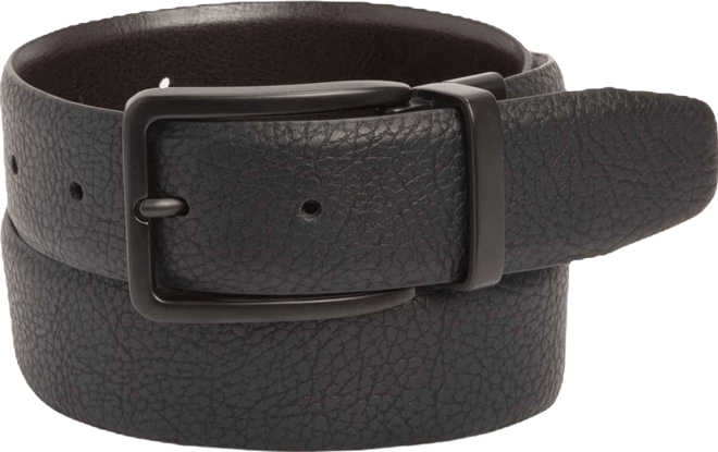 Men's Stretch Reversible Faux-Leather Belt