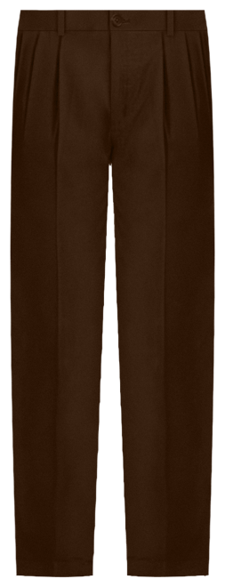 Men's Eclo Stria Classic Fit Pleated Hidden Expandable Waistband Dress Pants