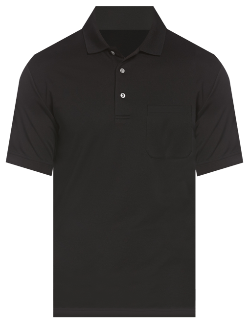 Men's Airflux Solid Mesh Short Sleeve Golf Polo Shirt