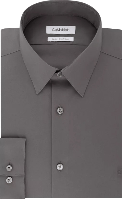 Calvin Klein Infinite Wrinkle Free Slim Fit Stretch Collar Dress Shirt |  Clearance Dress Shirts| Men's Wearhouse