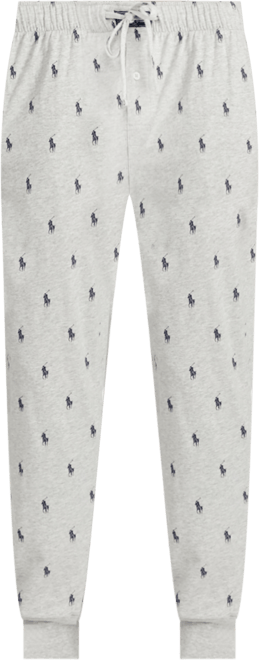 Men's Lightweight Cotton Logo Pajama Pants