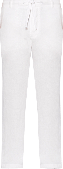 Men's Regular-Fit 100% Linen Drawstring Pants