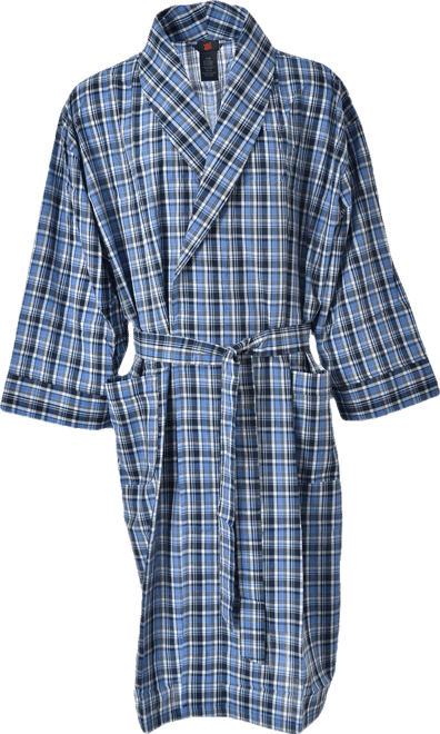 Men's Big and Tall Woven Shawl Robe