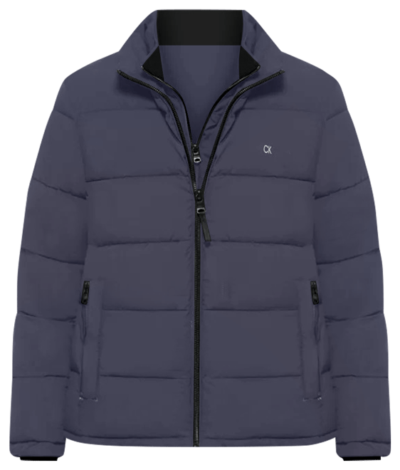 Men's Puffer With Set In Bib Detail, Created for Macy's