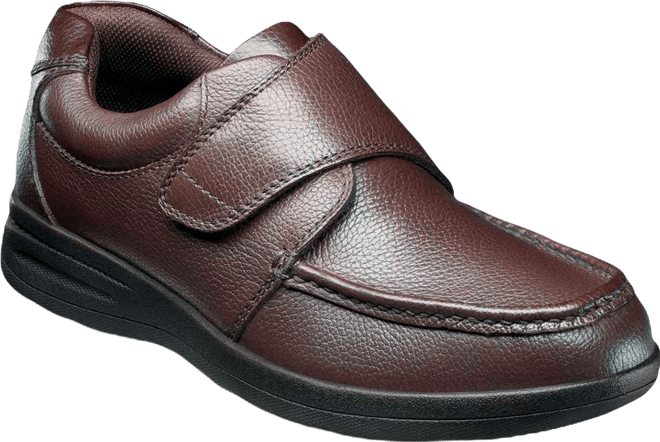 Men's Cam-Strap Moc-Toe Lightweight Loafers