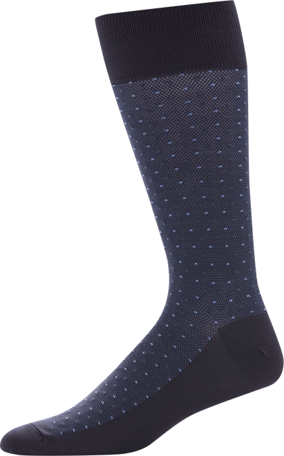 Perry Ellis Men's Socks, Pin Dot Men's Socks