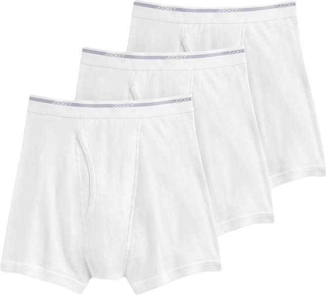 Men's 3-Pack Classic Cotton Boxer Briefs
