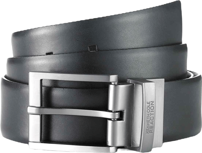 Men's Reversible Textured  Reversible Dress Belt, Created for Macy's