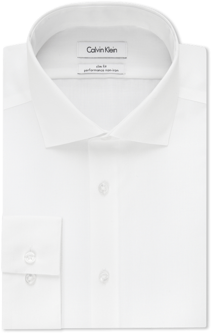 Buy Calvin Klein Men White Spread Collar Solid Casual Shirt