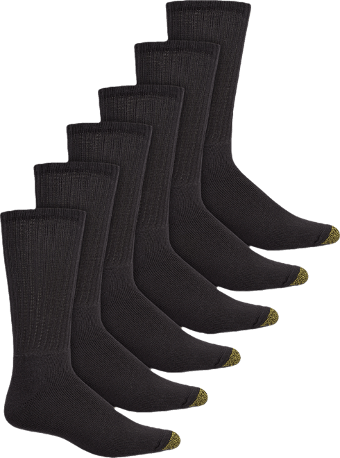 Men's 6-Pack Casual Harrington Socks