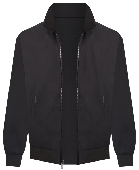 Microfiber Bomber Jacket