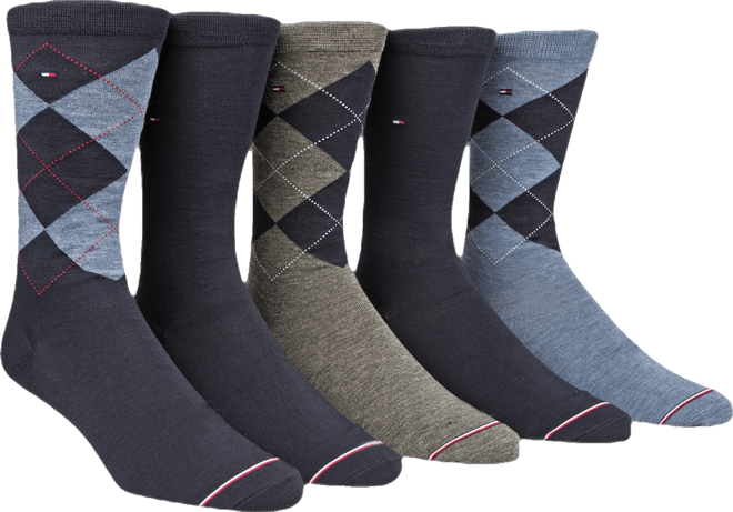 Men's 5-Pk. Argyle Premium Crew Socks