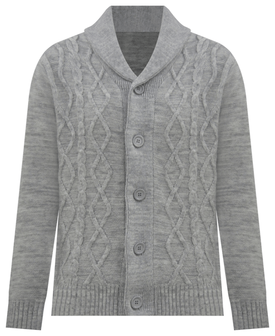 X RAY Waffle Knitted Shawl Collar Cardigan – X-RAY JEANS