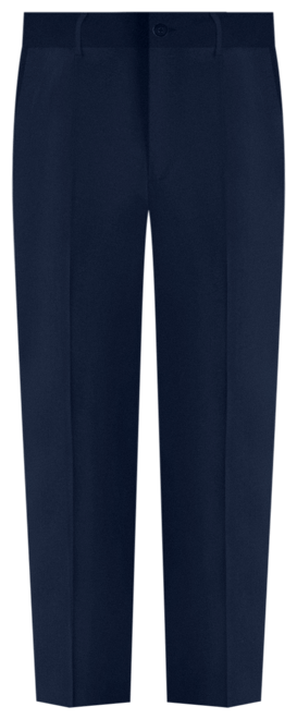 Men's Big & Tall Premium No Iron Khaki Classic Fit Flat Front Hidden Expandable Waistband Pants