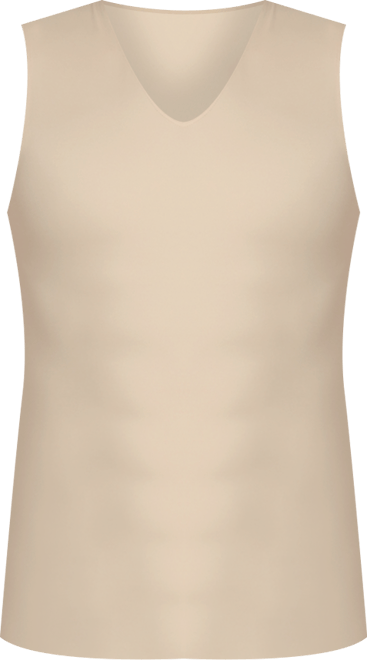 Insta Slim Men's Compression Sleeveless V-Neck T-Shirt