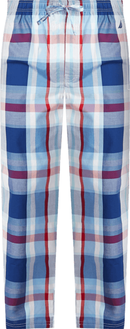 Men's Cotton Plaid Pajama Pants